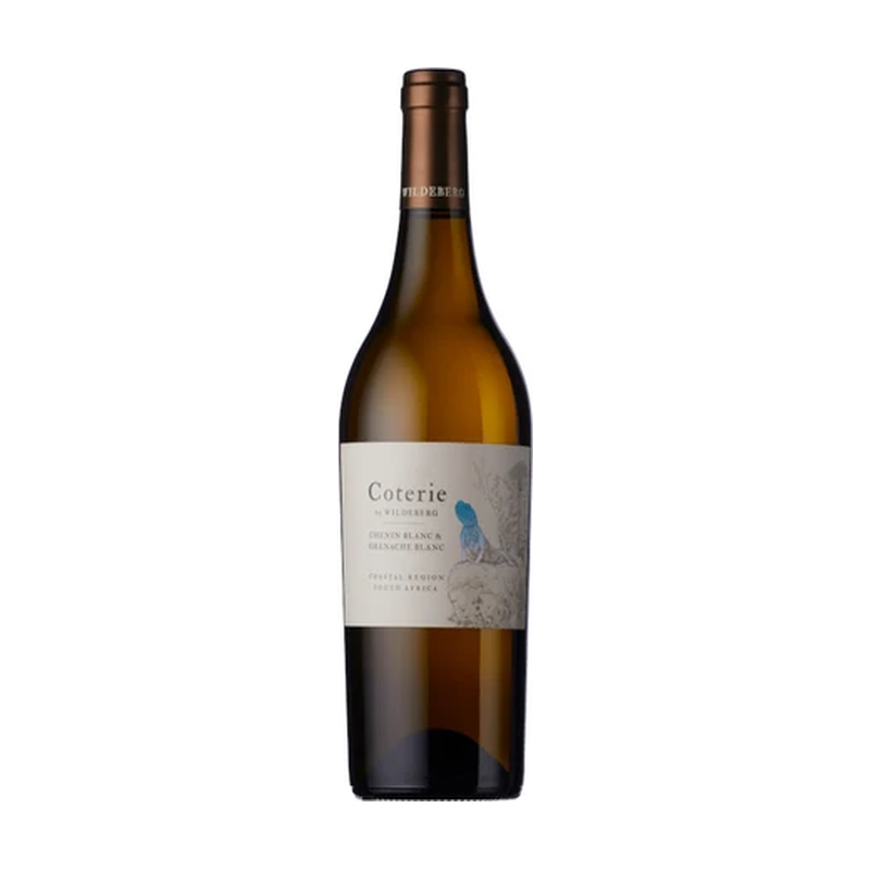 A bottle of Coterie by Wildeberg Chenin Blanc Grenache Blanc