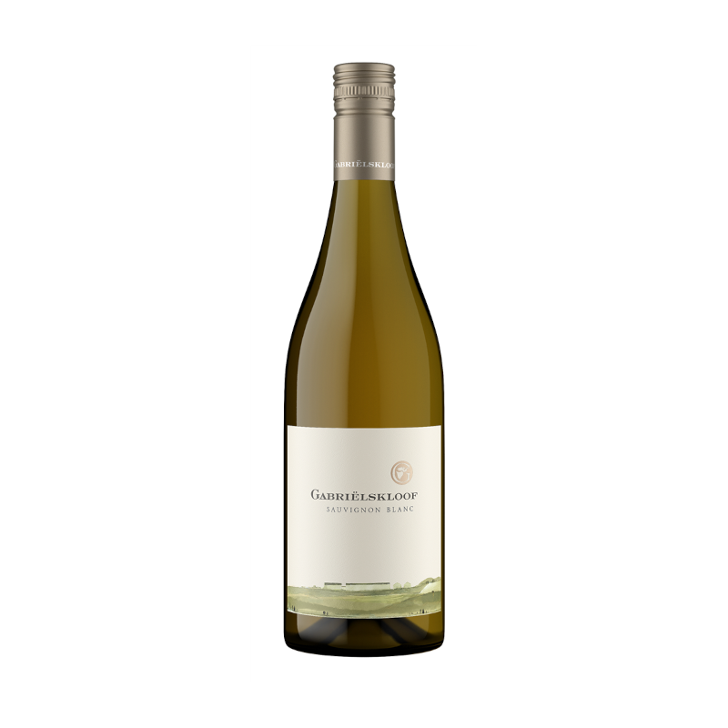 A bottle of Gabriëlskloof Sauvignon Blanc wine
