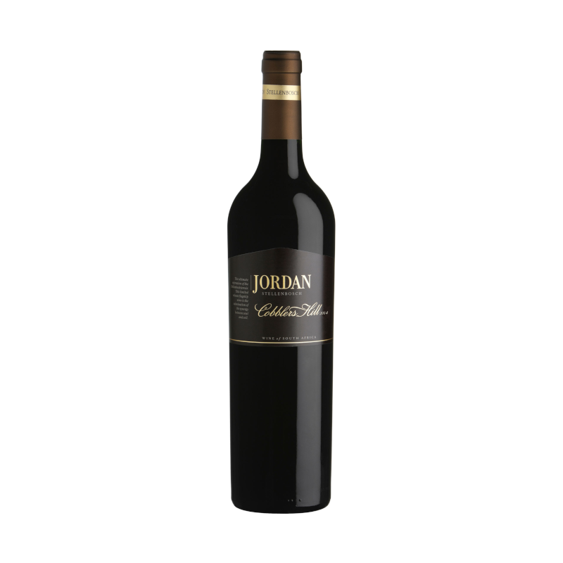 A bottle of Jordan Cobblers Hill wine