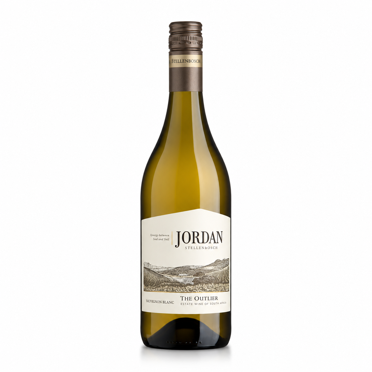 A bottle of Jordan The Outlier Sauvignon Blanc