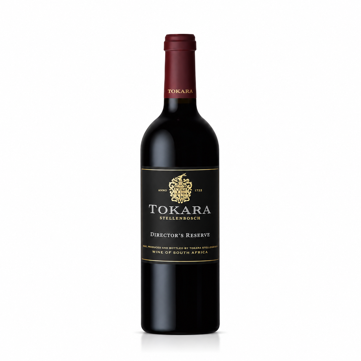 A bottle of Tokara Director's Reserve Red