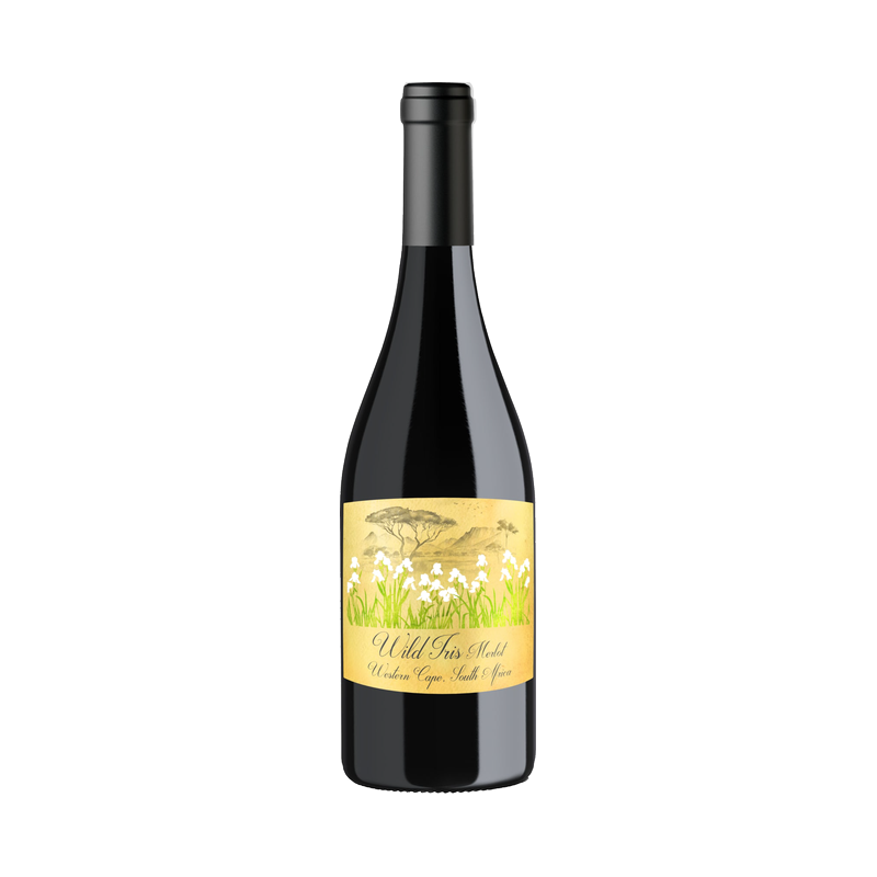 A bottle of Wild Iris Merlot