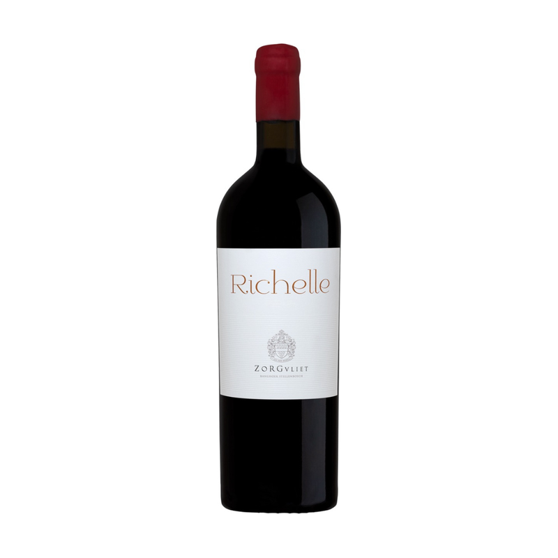 A bottle of Zorgvliet Richelle