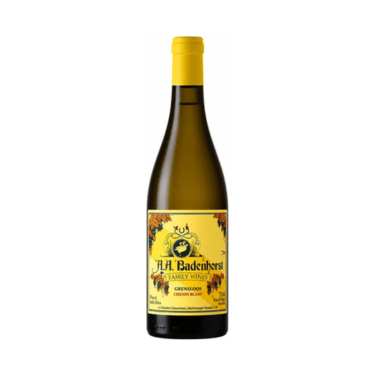 A bottle of A.A. Badenhorst Family Wines, `Grensloos` Chenin Blanc