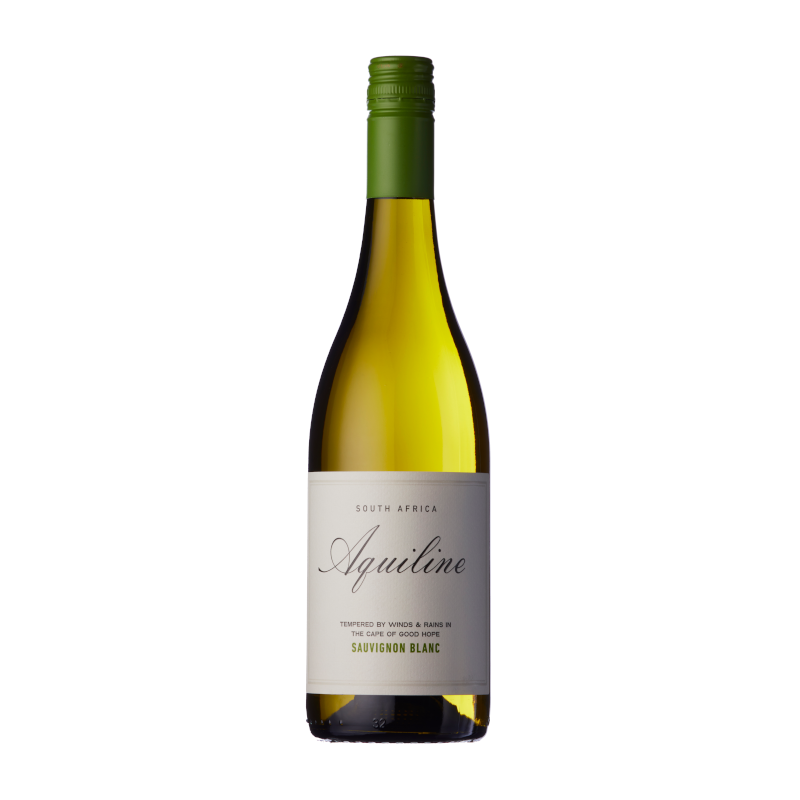 A bottle of Aquiline Sauvignon Blanc wine