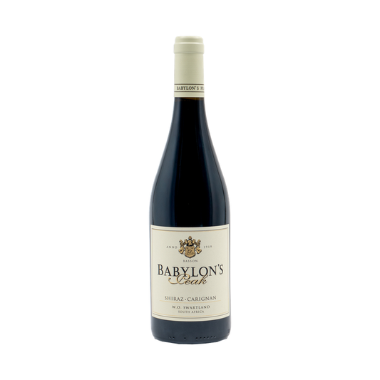 A bottle of Babylon’s Peak Shiraz Carignan