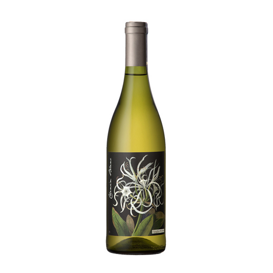 A bottle of Botanica Mary Delany Chenin Blanc wine