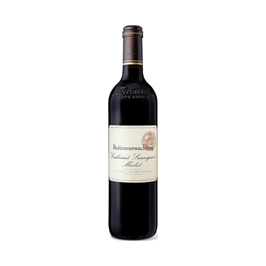 A bottle of Buitenverwachting Cabernet Sauvignon Merlot