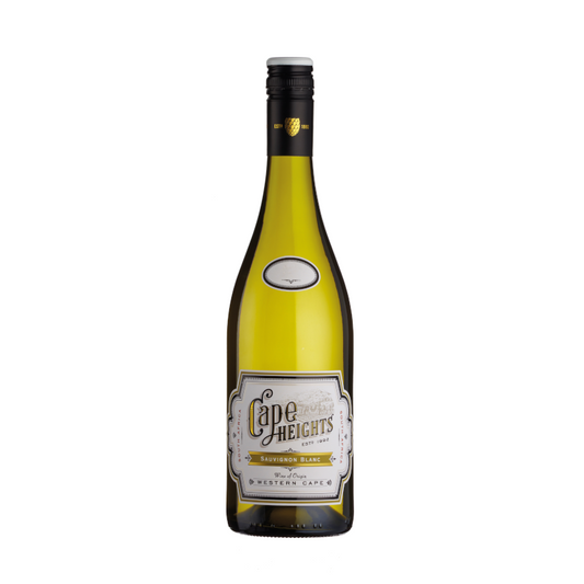 A bottle of Cape Heights Sauvignon Blanc wine