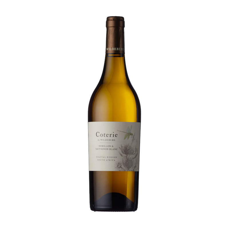 A bottle of Coterie Semillon & Sauvignon Blanc