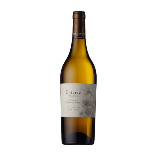 A bottle of Coterie Semillon & Sauvignon Blanc