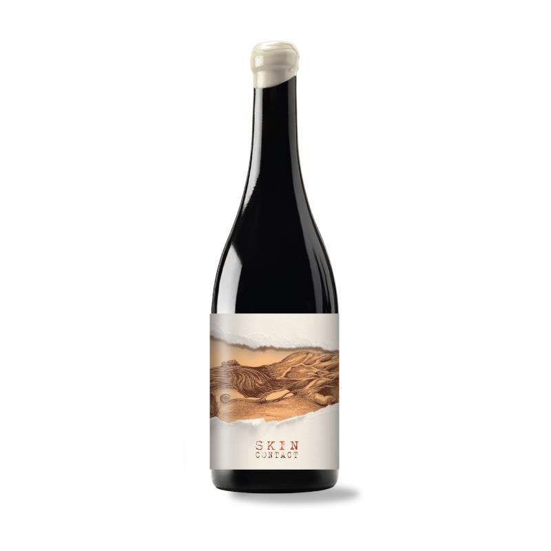 A bottle of Daschbosch Skin Contact Orange Wine