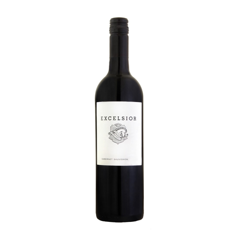 A bottle of Excelsior Robertson Cabernet Sauvignon wine
