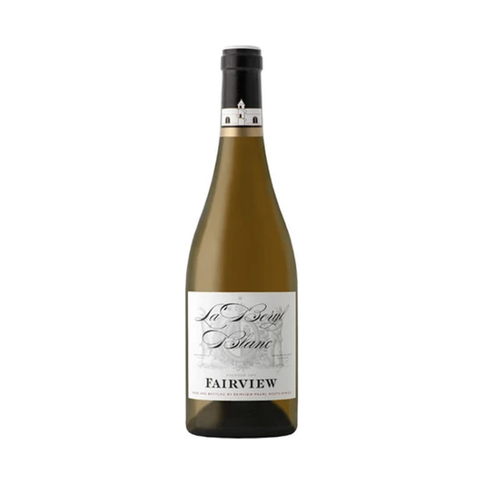 A bottle of Fairview, `La Beryl Blanc` Paarl Chenin Blanc/Muscat