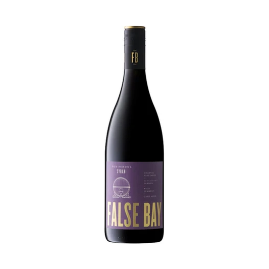 A bottle of False Bay ‘Old School’ Syrah