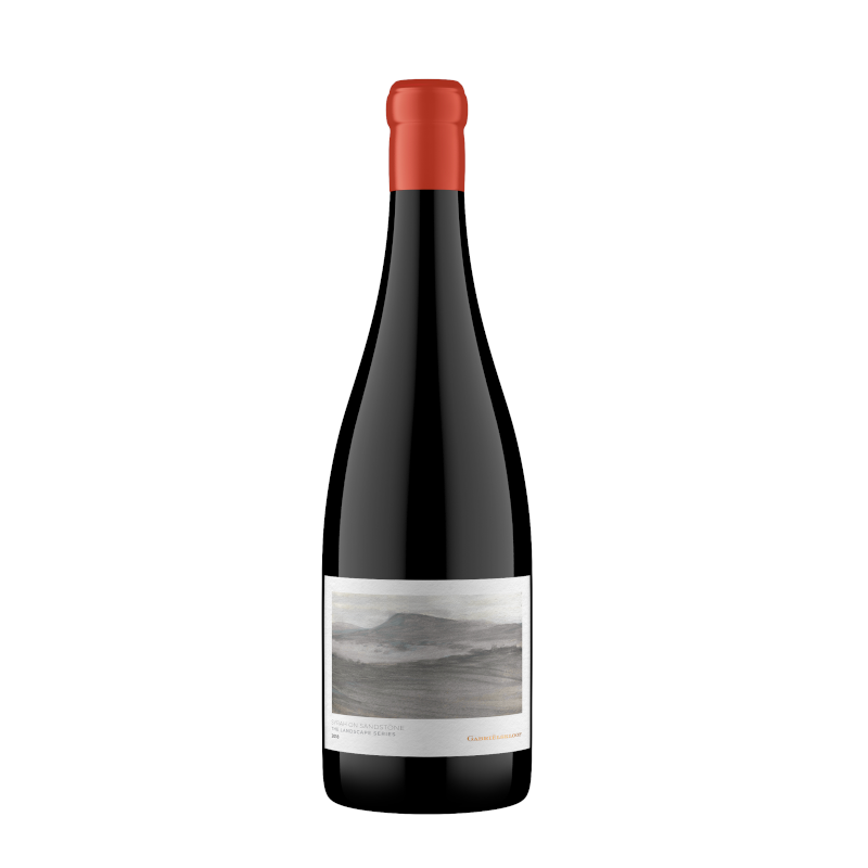 A bottle of Gabriëlskloof 'Syrah on Sandstone' Bot River wine