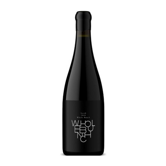 A bottle of Gabriëlskloof 'Whole Bunch' Syrah wine