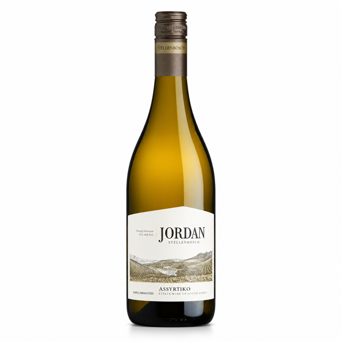 A bottle of Jordan Assyrtiko