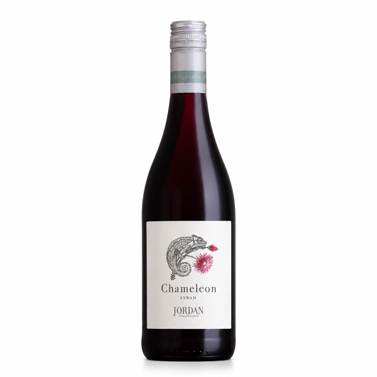 A bottle of Jordan Chameleon Syrah