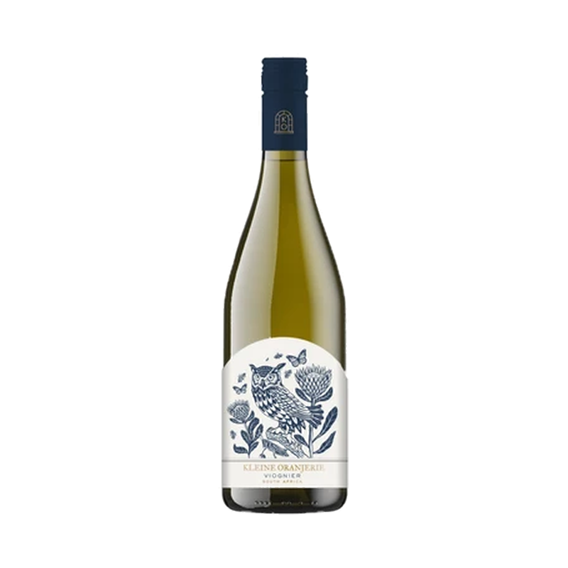 A bottle of Kleine Oranjerie Flora and Fauna Viognier
