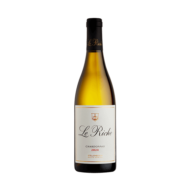 A bottle of Le Riche Chardonnay