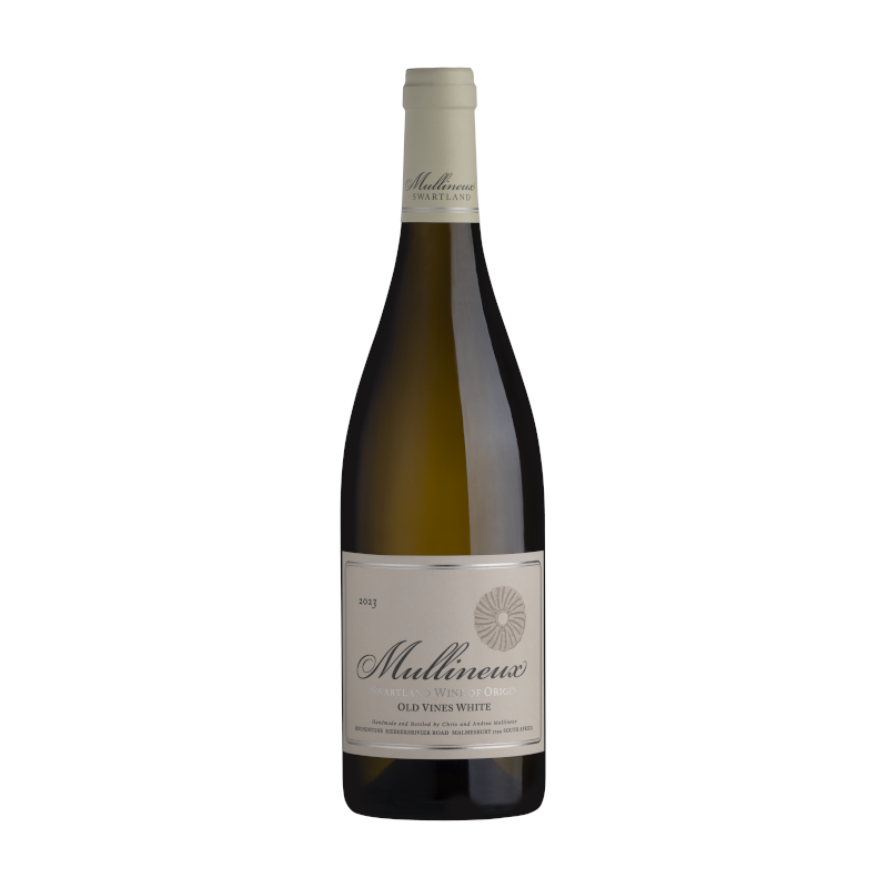 A bottle of Mullineux Old Vines White blend wine