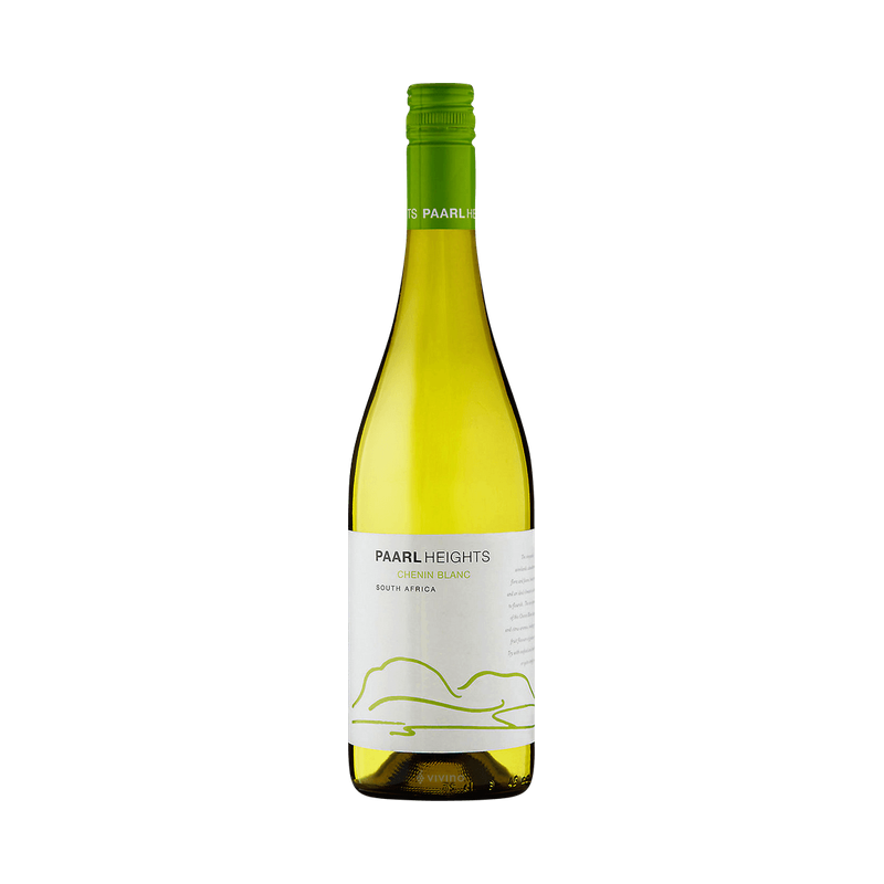 A bottle of Paarl Heights Chenin Blanc