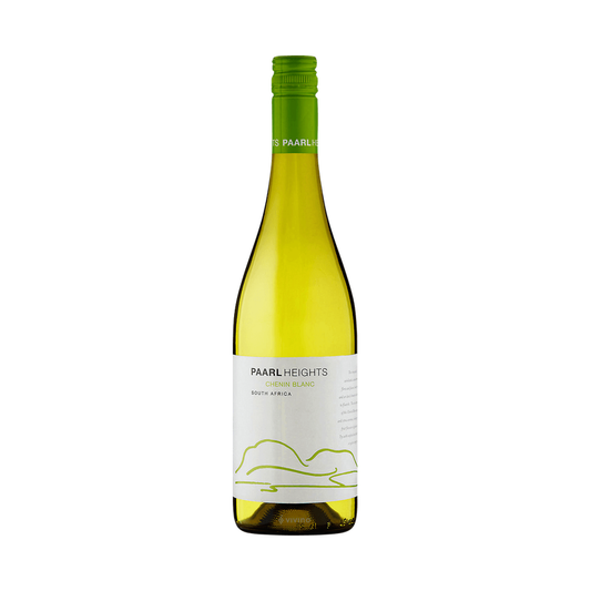 A bottle of Paarl Heights Chenin Blanc