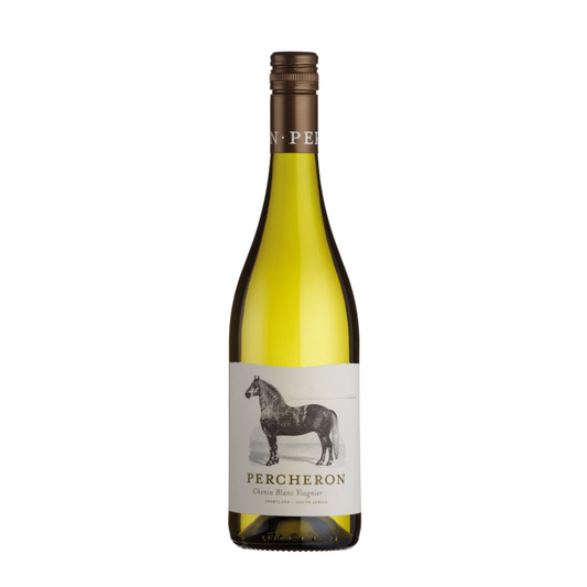 A bottle of Percheron Chenin Blanc Viognier