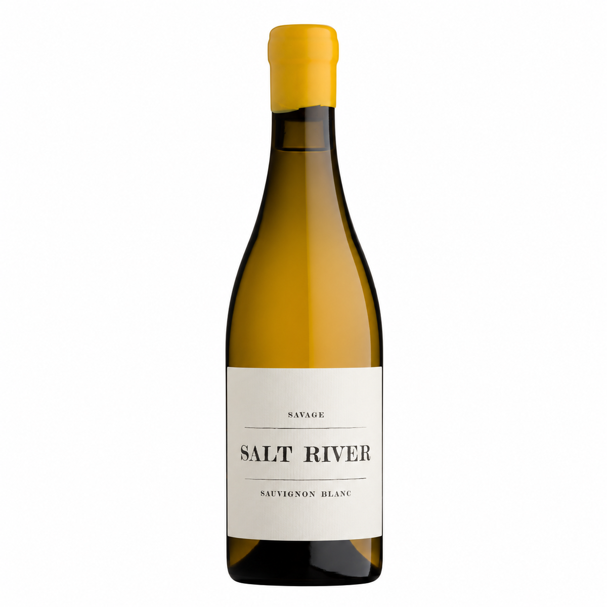 A bottle of Savage Wines, Salt River Stellenbosch Sauvignon Blanc