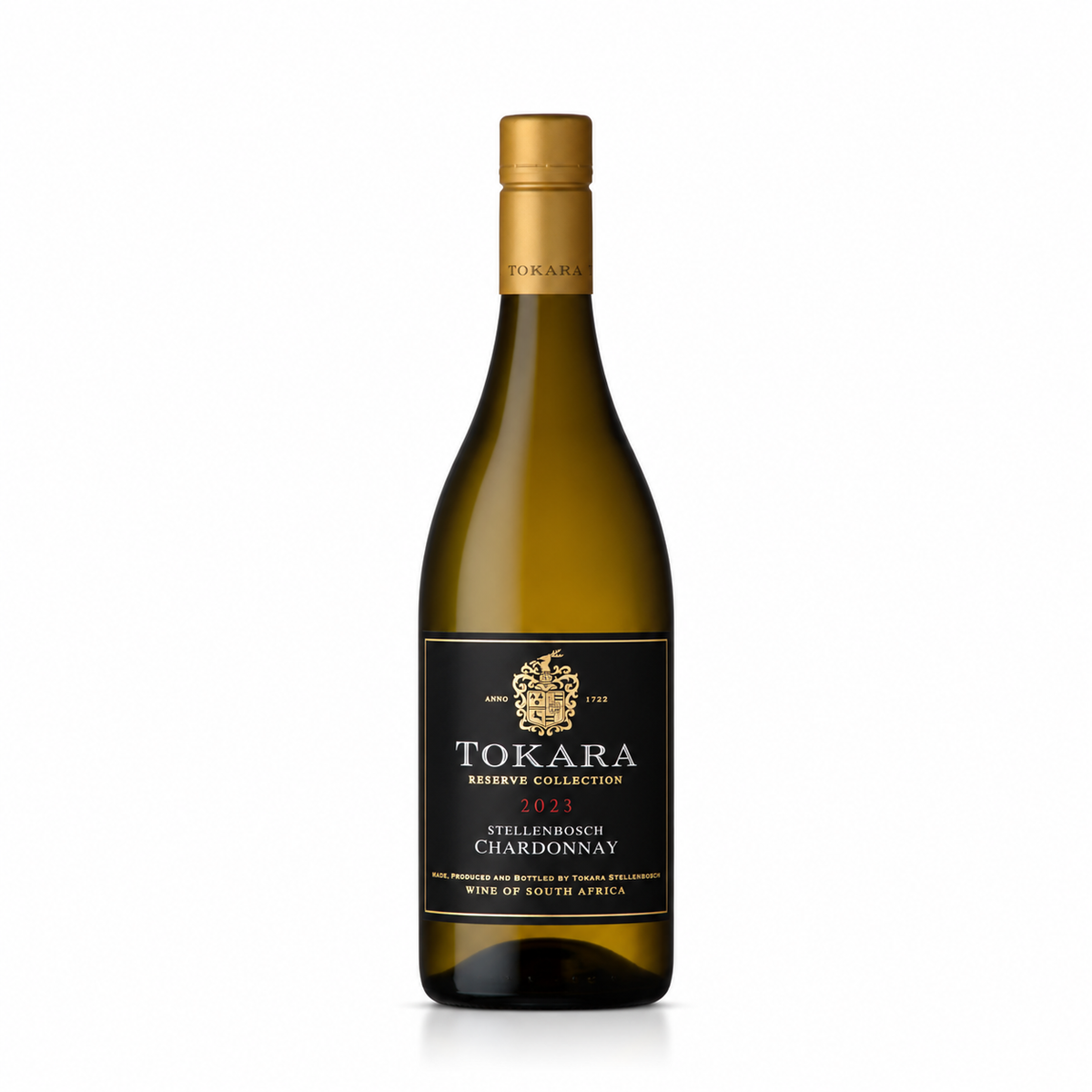 A bottle of Tokara Reserve Collection Chardonnay