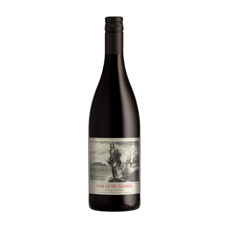 A bottle of Vasco and the explorers Touriga Nacional wine