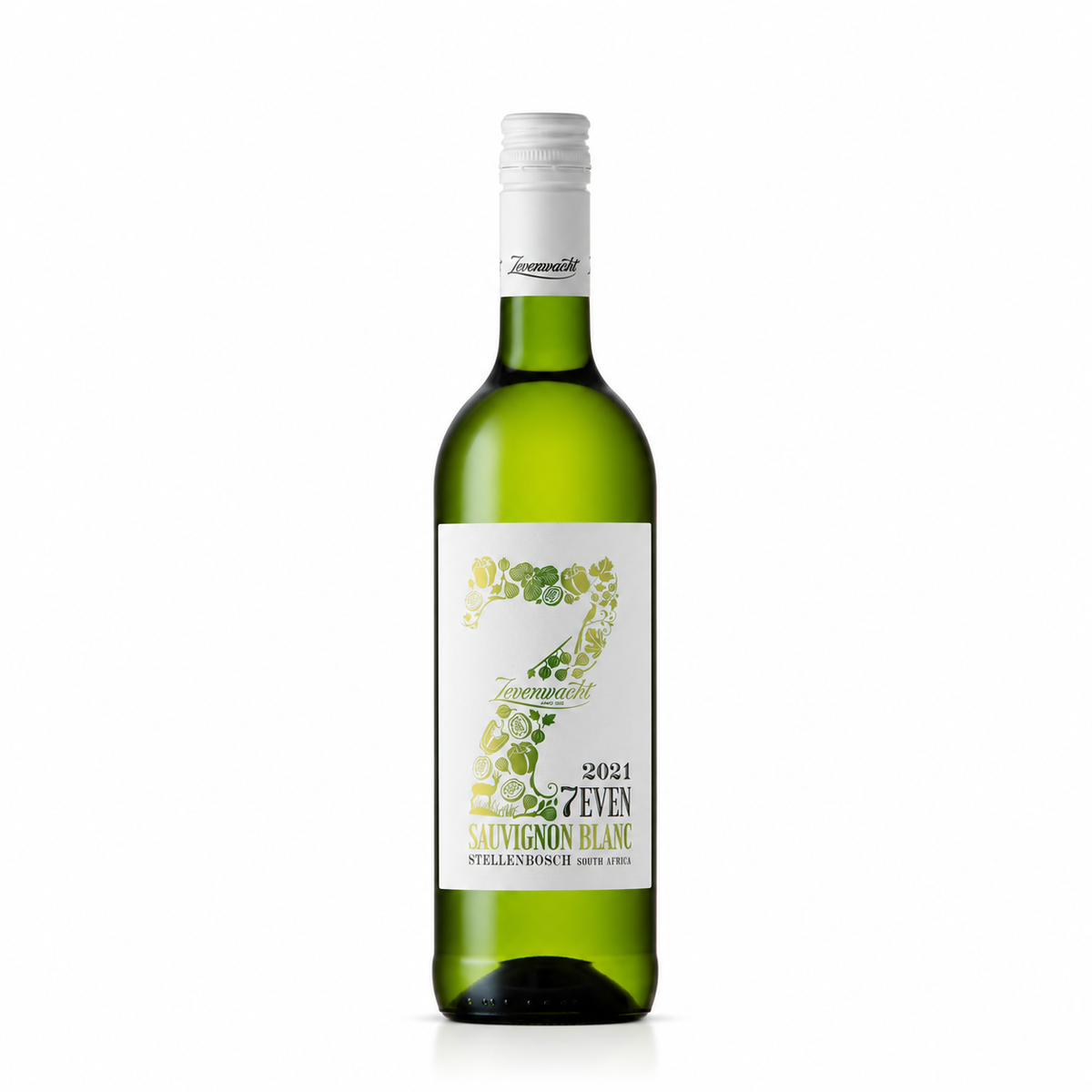 A bottle of Zevenwacht 7even Sauvignon Blanc