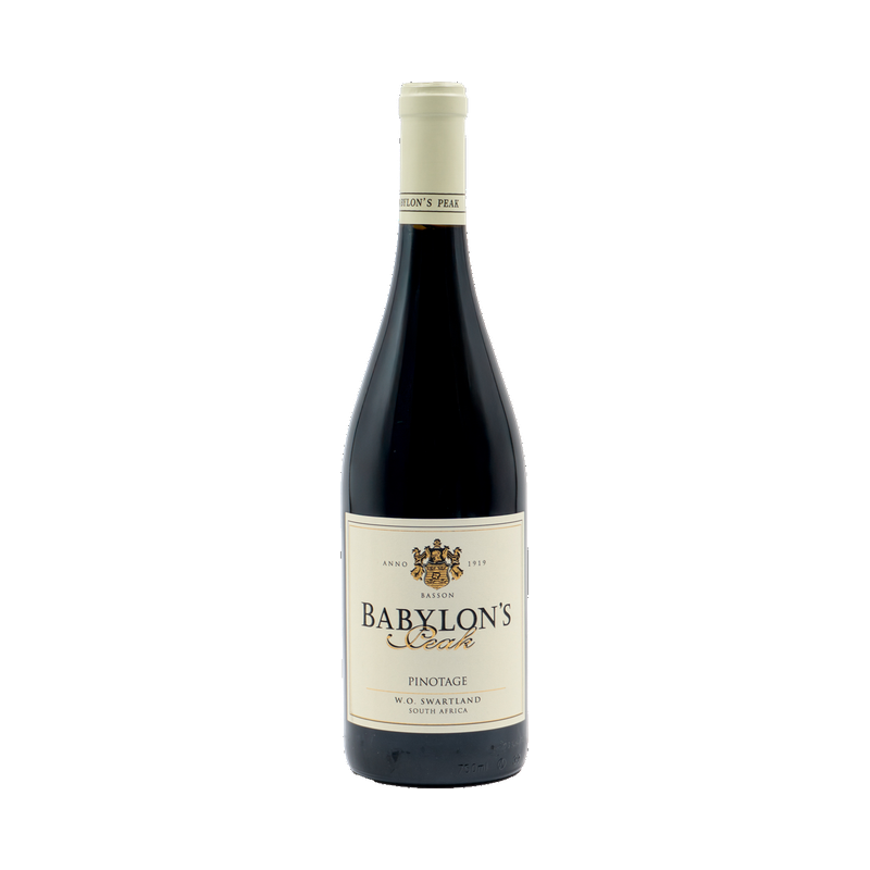 A bottle of Babylon’s Peak Pinotage